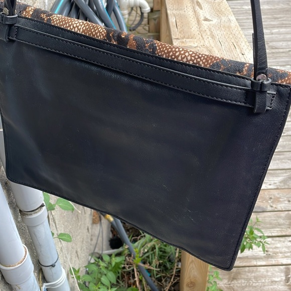 Snake Print Medium Envelope Clutch Bag - Picture 5 of 5